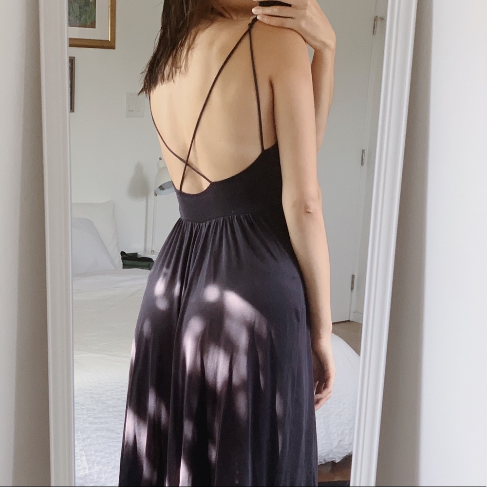 Silence & Noise by UO storm grey wide-leg jumpsuit